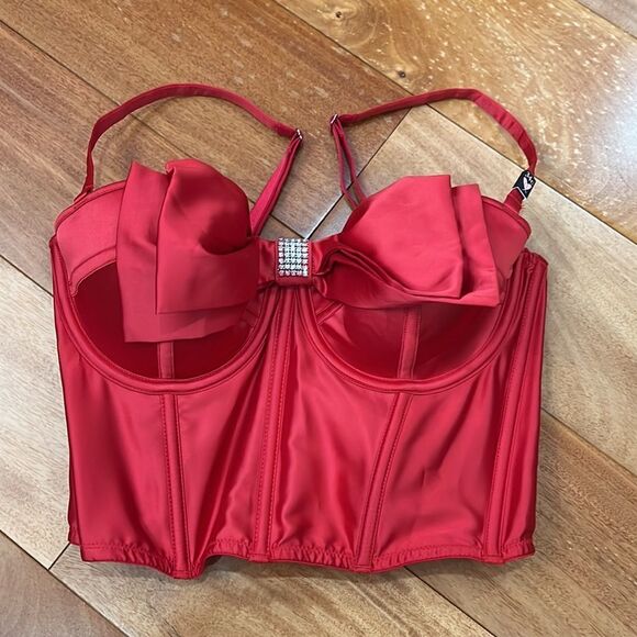 NWT Victorias Secret DREAM ANGELS Cupped Bow Bra Corset Top size 34C - Picture 5 of 8